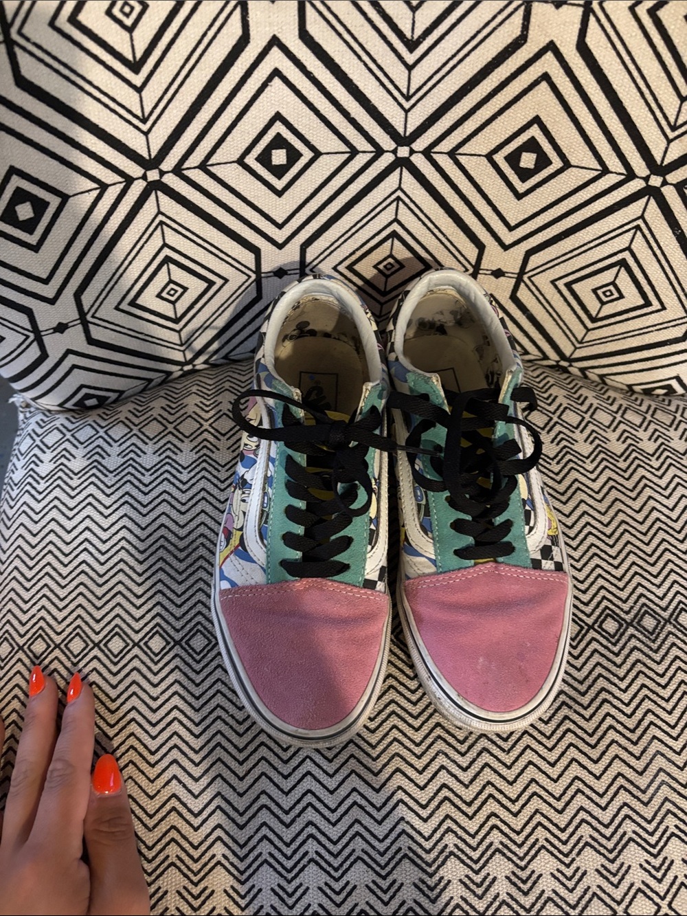 Disney Vans size 7 women’s 90th anniversary